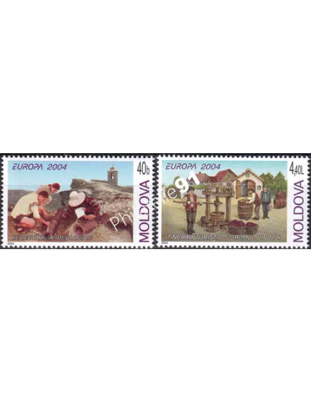 Moldavie, n° 422 à 423, collection timbres Europe