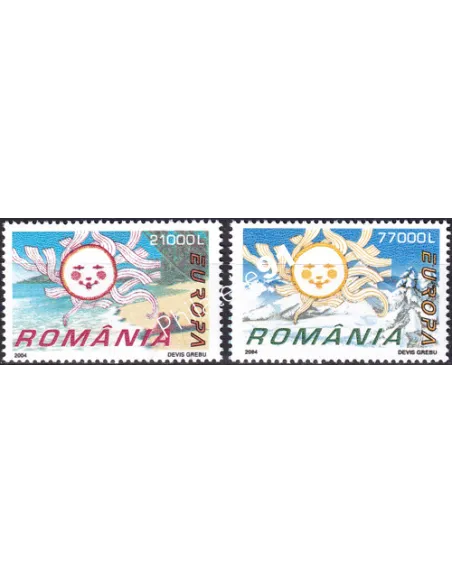 ROUMANIE, n° 4885 à 4886, collection timbres Europe