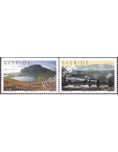 Suède, n° 2374 à 2375, en paire, collection timbres Europe