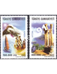 Turquie, n° 3105 à 3106, collection timbre Europe