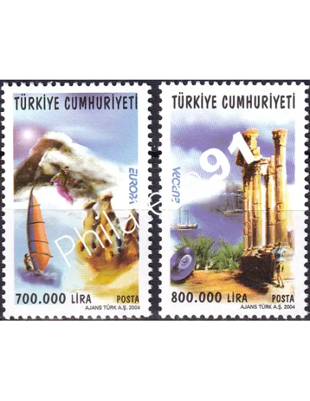 Turquie, n° 3105 à 3106, collection timbre Europe