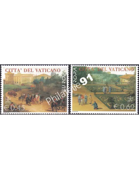 Vatican, n° 1343 à 1344, collection timbres Europe