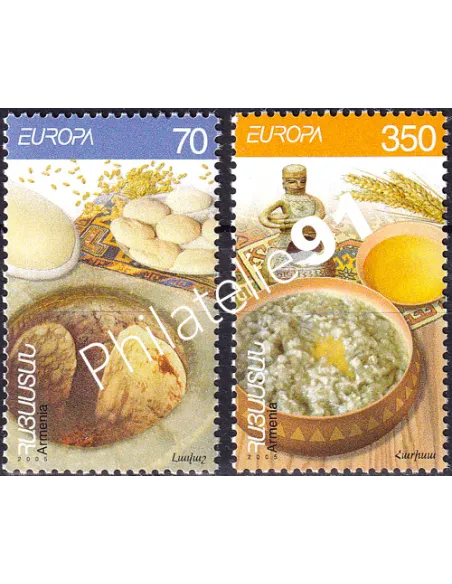 Arménie, n° 468 à 469, collection timbres Europe
