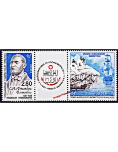TAAF, n° 193A, Triptyque, Collection timbres Dom-Tom