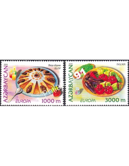 Azerbaïdjan, n° 523 à 524, collection timbres Europe