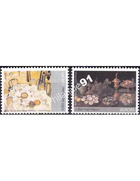Belgique, n° 3371 à 3372,collection timbres Europe