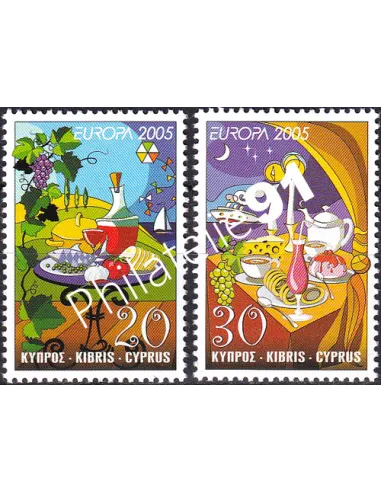 Chypre, n° 1064 à 1065, collection timbres Europe