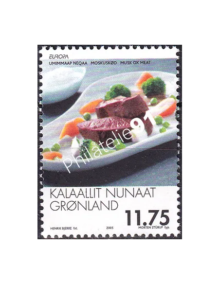 Groenland, n° 416, collection timbres Europe