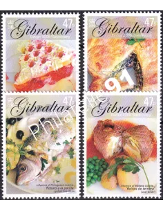 Gibraltar, n° 1124 à 1127, collection timbres Europe