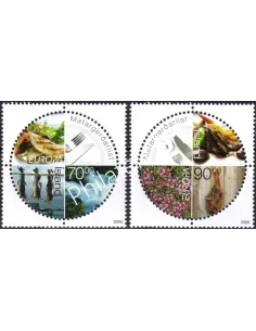 Islande, n° 1030 à 1031, timbres d'Europe