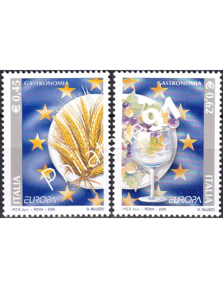 Italie, n° 2779 à 2780, collection timbres Europe