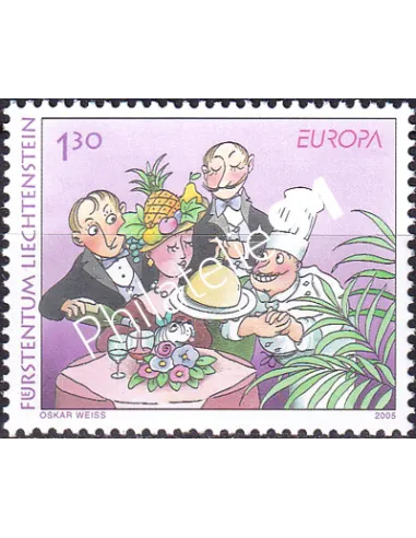 Liechtenstein, n° 1309, collection timbres Europe