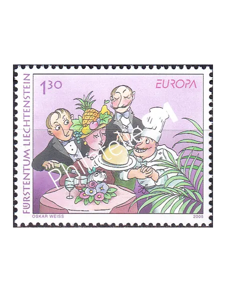 Liechtenstein, n° 1309, collection timbres Europe