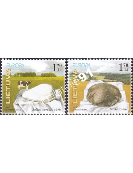 Lituanie, n° 761 à 762, collection timbres Europe
