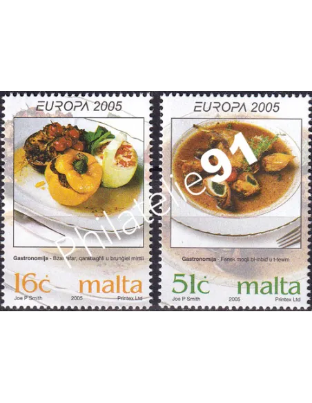 MALTE, n° 1363 à 1364, collection timbres Europe