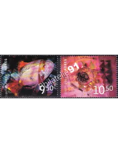 Norvège, n° 1491 à 1492, collection timbres Europe