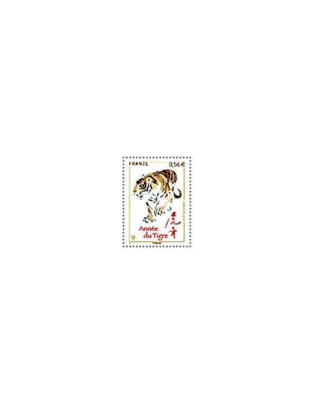 Timbre de France  n° 4433 - Année lunaire chinoise du Tigre