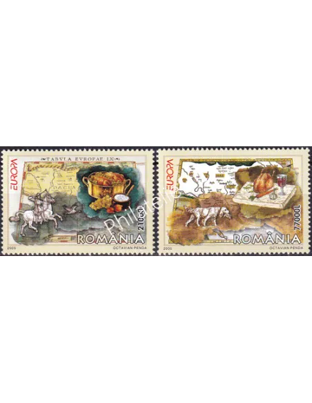 ROUMANIE, n° 4976 à 4977, collection timbres Europe