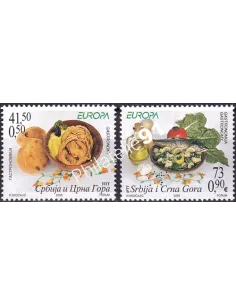 Serbie & Monténégro, n° 3104 à 3105, collection timbres Europe