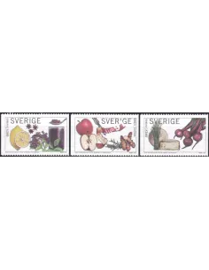 Suède, n° 2446 à 2448, collection timbres Europe