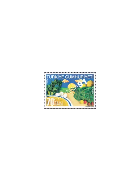 Turquie, n° 3167, collection timbre Europe