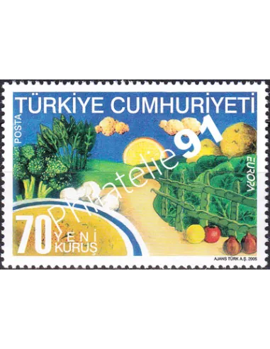 Turquie, n° 3167, collection timbre Europe
