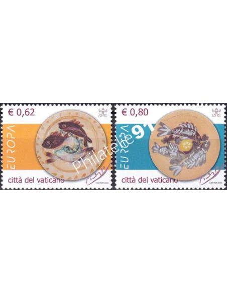 Vatican, n° 1378 à 1379, collection timbres Europe