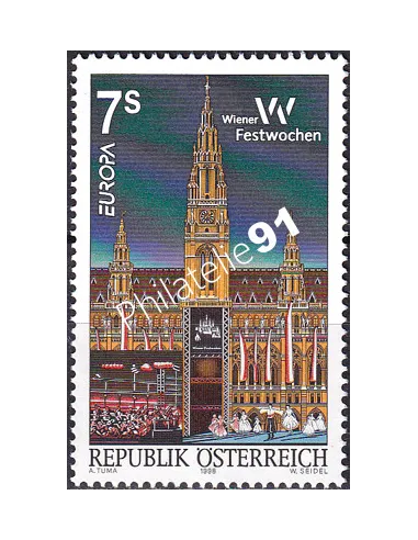 Autriche, n° 2084, collection timbres Europe