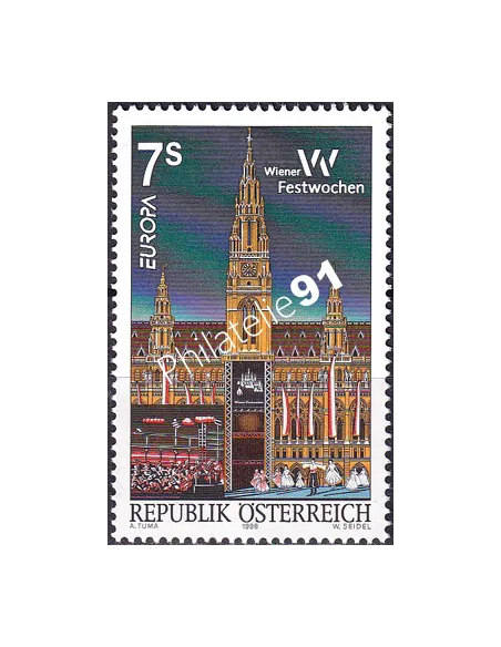 Autriche, n° 2084, collection timbres Europe