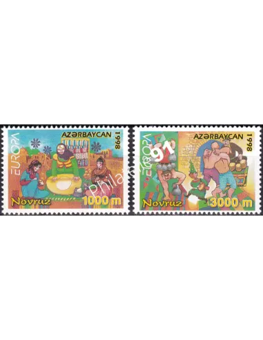 Azerbaïdjan, n° 359 à 360, collection timbres Europe