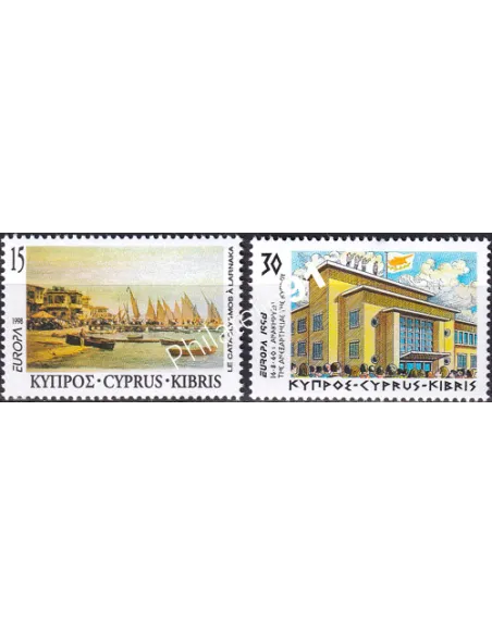 Chypre, n° 916 à 917, collection timbres Europe