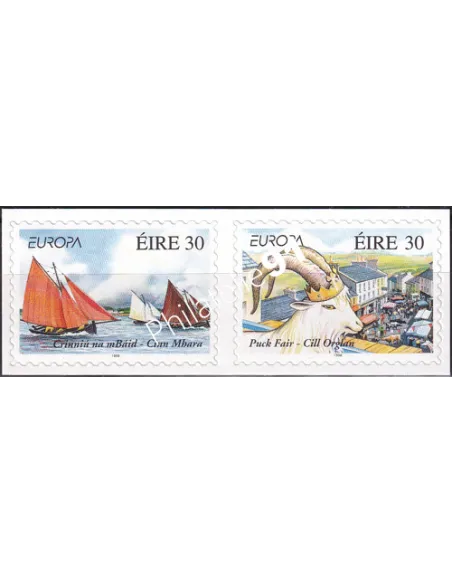 Irlande, n° 1075 à 1076, Paire adhésive, collection timbres Europe