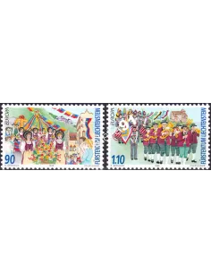 Liechtenstein, n° 1106 à 1107, collection timbres Europe