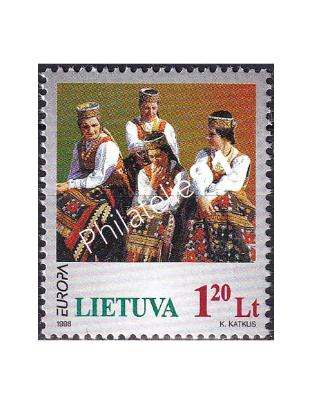 Lituanie, n° 580, collection timbres Europe