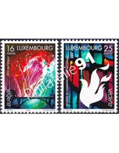 Luxembourg, n° 1401 à 1402, collection timbres Europe