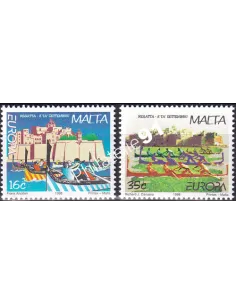 MALTE, n° 1015 à 1016, collection timbres Europe