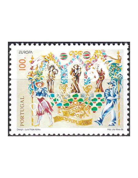 Portugal, n° 2243, Issu de BF, collection timbres Europe