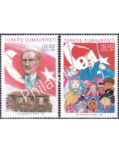 Turquie, n° 2880 à 2881, collection timbre Europe