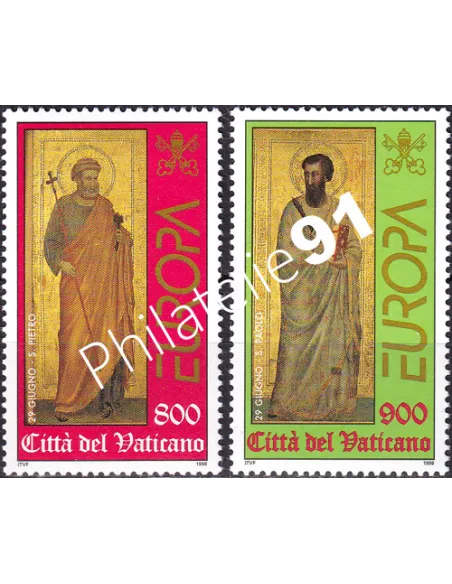 Vatican, n° 1104 à 1105, collection timbres Europe