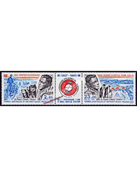 TAAF, n° 212A, triptyque, Collection timbres Dom-Tom