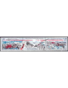 TAAF, n° 223 à 225, Triptyque, Collection timbres Dom-Tom