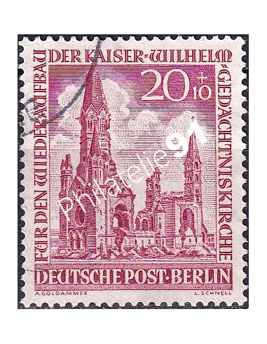 BERLIN, n° 94 oblitéré, collection timbres Allemagne