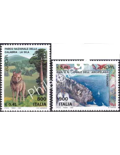 Timbres d'Italie n° 2353 à 2354, collection timbres Europe