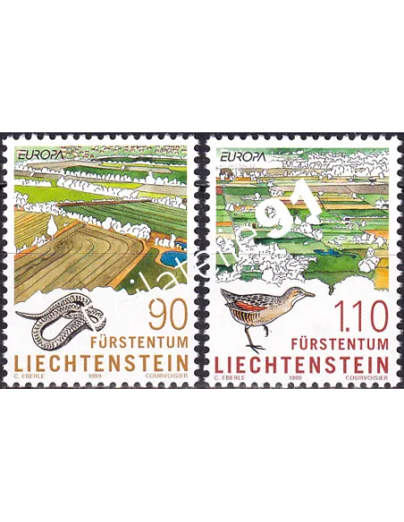 Liechtenstein, n° 1131 à 1132, collection timbres Europe