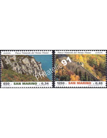 ST-MARIN, n° 1625 à 1626, collection timbres Europe