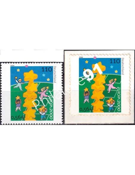 Timbres d'Allemagne n° 1945 et 1946, collection timbres Europe