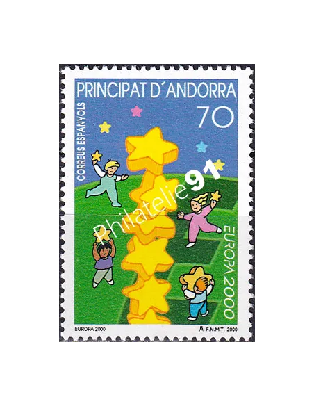 Timbre d'Andorre espagnol n° 261, collection timbres Europe