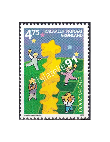 Groenland, n° 333, collection timbres Europe