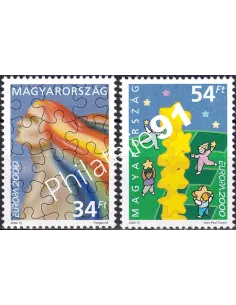 Hongrie, n° 3721 à 3722, collection timbres Europe