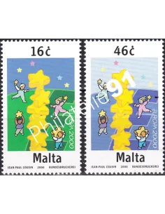 MALTE, n° 1100 à 1101, collection timbres Europe